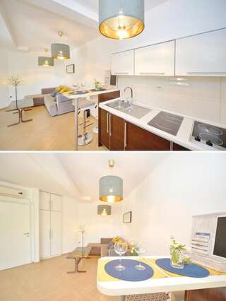 Апартаменты Apartments Kriva Ulica Котор Апартаменты с 1 спальней, с диваном-кроватью и террасой-11